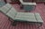 Green Mid 20th Century Russell Woodard Wrought Iron Chaise Loungers With Removable Service Table, Attributed For Sale - Image 8 of 14