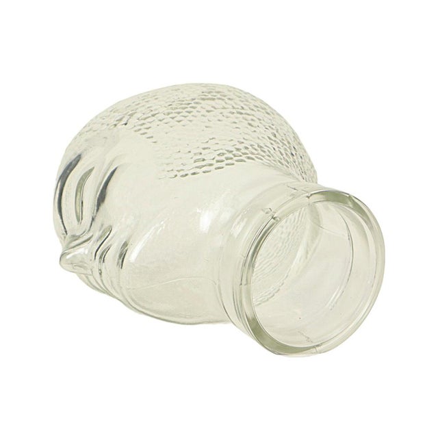 Vintage Glass Display Head, 1960s For Sale - Image 11 of 12