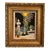 1980s Francis “Duke” Downs Signed Palm Beach Garden Oil on Canvas in Ornate Gilt Frame For Sale
