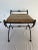 Metal Vintage Brass and Iron Swan Bench Stool For Sale - Image 7 of 10