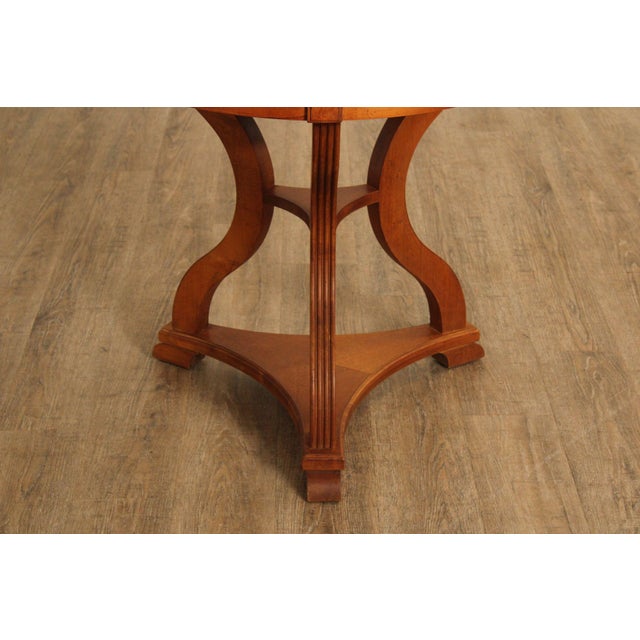 2000 - 2009 Ethan Allen 'Legacy' Collection Round Top Side Table For Sale - Image 5 of 18