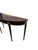 Brown 1980s Stickley Federal Style Demilune Mahogany Inlaid Yew Wood Hall Console Table For Sale - Image 8 of 18