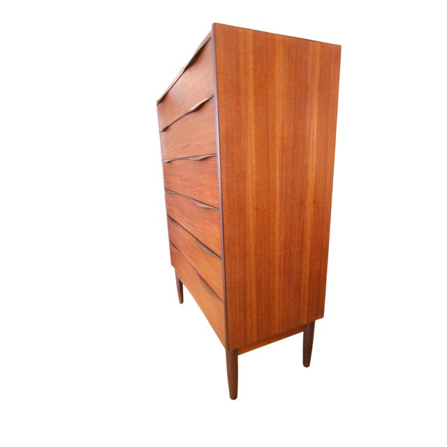 Danish Teak Chest of 6 Drawers, 1960s For Sale - Image 10 of 14