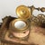 Metal Bronze and Marble Desk Inkwell For Sale - Image 7 of 11