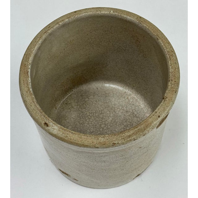 Farmhouse Handmade Antique Crock Vessel For Sale - Image 3 of 8