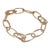 Christina Addison Yellow Gold Double Marquise Link Bracelet For Sale