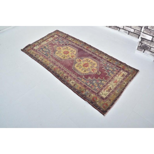 Oushak Antique Floral Rug For Sale - Image 4 of 10