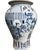 1980s Vintage Lg Chinese Blue and White Porcelain Palace Urn/ Ginger Jar 36" H For Sale - Image 5 of 14