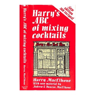 "Harry's Abc of Mixing Cocktails 369 Famous Cocktails" 2006 Macelhone, Harry For Sale