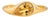 Pear Citrine East-West Ring, Size 7.5 For Sale