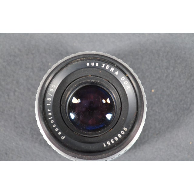 Vintage Praktica LLC 35mm SLR Camera Set With Carl Zeiss Jena Pancolar, Pentacon Lenses, Admiral 500mm Lens and Accessories For Sale - Image 10 of 17
