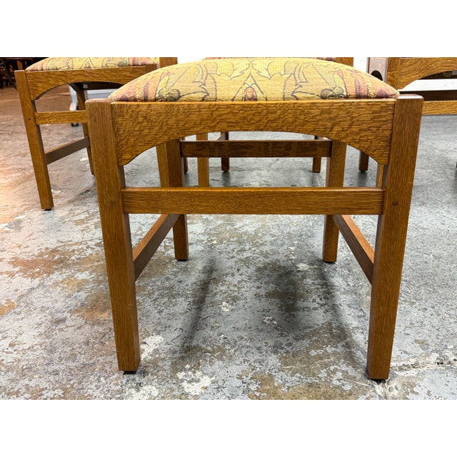 Brown Stickley Furniture Ellis Side Chairs, Set of Four For Sale - Image 8 of 12