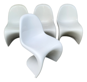 S Chairs by Verner Panton for Herman Miller, 1970s, Set of 4