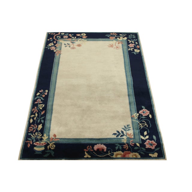 Joining Rug & Kilim’s Antique & Vintage selections, a hand-knotted vintage rug embracing Chinese art deco style of the...