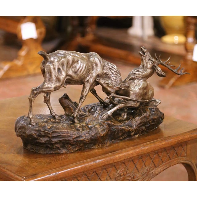 This impressive bronze sculpture was created by Thomas François Cartier (1879–1943), one of the most respected French...