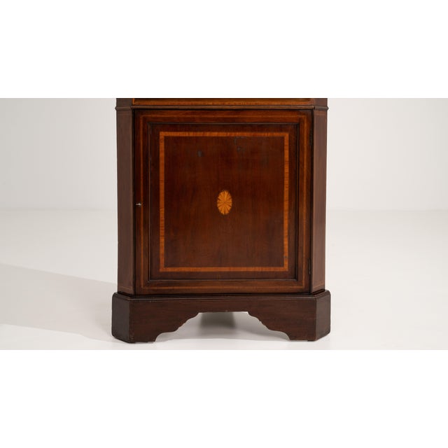 Georgian Mahogany Corner Vitrine, Antique, United Kingdom, 19th Century For Sale - Image 10 of 16
