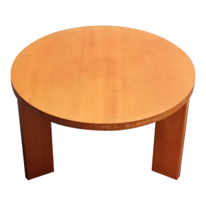 French Moderne "Table Basse" Low Accent Table in Ash by Jacques Quinet