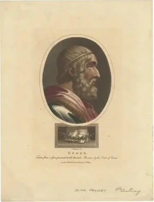 Wilkes, Portrait of Homer, 1803, Print