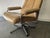 Mid-Century Scandinavian Leather Reclining Lounge Chair with Chrome Frame, 1970s For Sale - Image 6 of 10