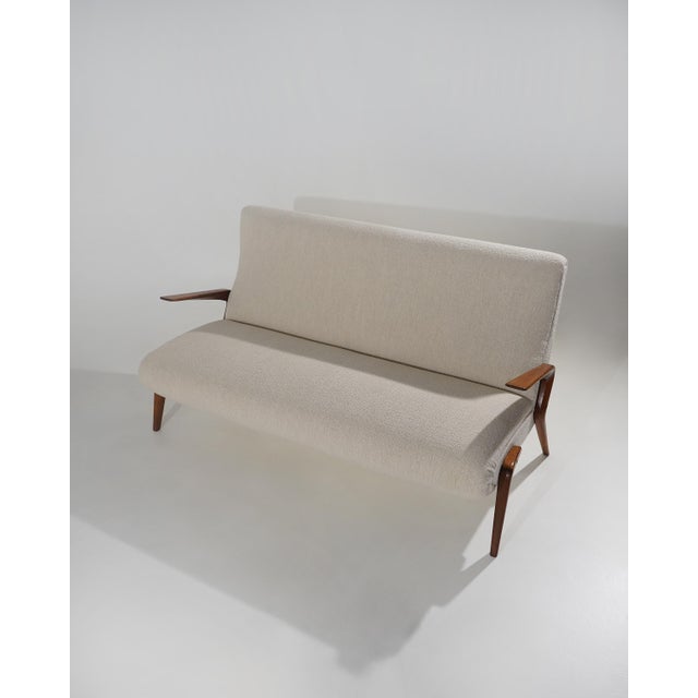 Tecno D71 Sofa by Osvaldo Borsani for Tecno, 1950s For Sale - Image 4 of 14