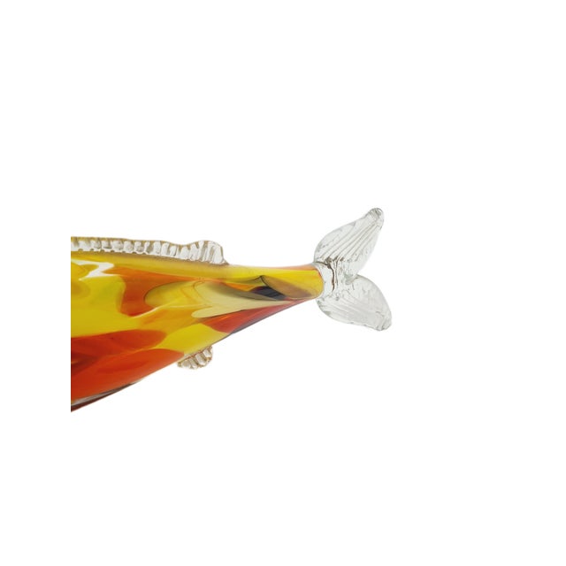 Glass Fish Glass Figurine, Poland, 1960s For Sale - Image 7 of 15