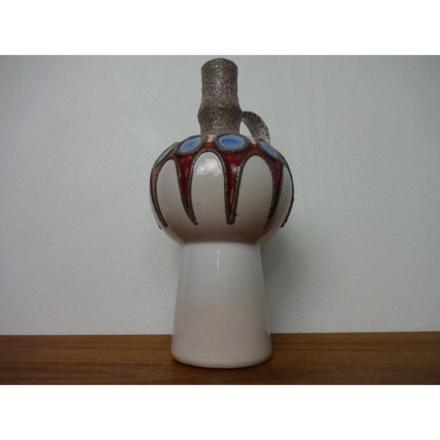 Ceramic Fat Lava Ceramic Vase from Veb Haldensleben, East Germany, 1970s For Sale - Image 7 of 18