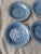 Bordallo Pinheiro Vintage Blue Bordallo Pinheiro Plates Set of 6 For Sale - Image 4 of 11