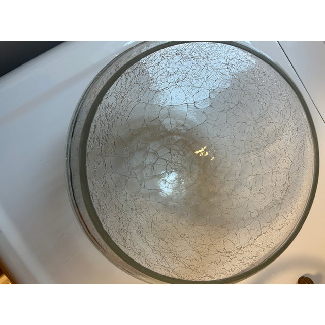 French Gilt Brass & Glass Centerpiece Candelabra Bowl, 19th Century For Sale In New York - Image 6 of 8