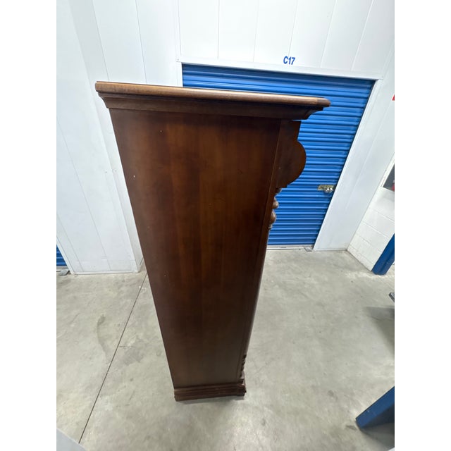 Late 19th Century Victorian-Style Double Door Armoire For Sale - Image 9 of 9