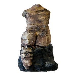 Nancy Pirri Sculpture Seated Nude Figure