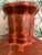 1960s 1960’s Salmon and Gold Chrysanthemum Chinoiserie Vase by Norleans For Sale - Image 5 of 8