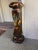 Mid 20th Century Hand Painted Ceramic Plant Stand Pedestal With Grapevines For Sale - Image 10 of 11