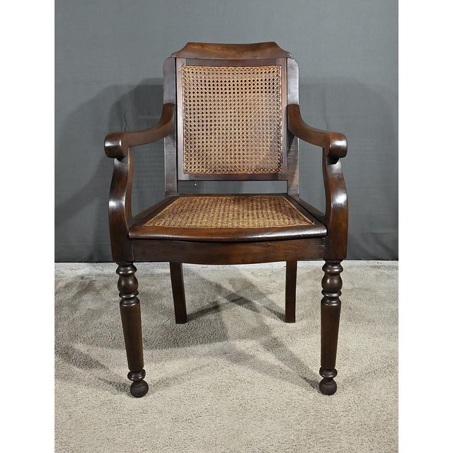 Louis Philippe Style Hairdressers Armchair in Beech, Early 20th Century For Sale - Image 12 of 18