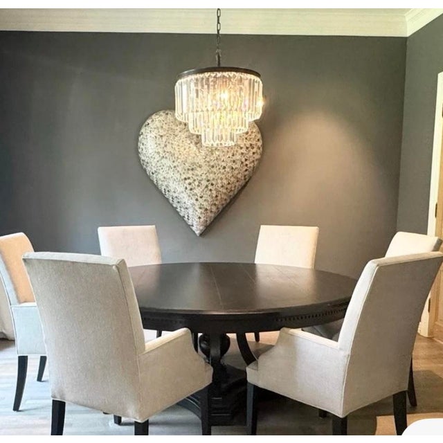 Restoration Hardware Restoration Hardware - Odeon 1920's Small Crystal Chandelier For Sale - Image 4 of 4