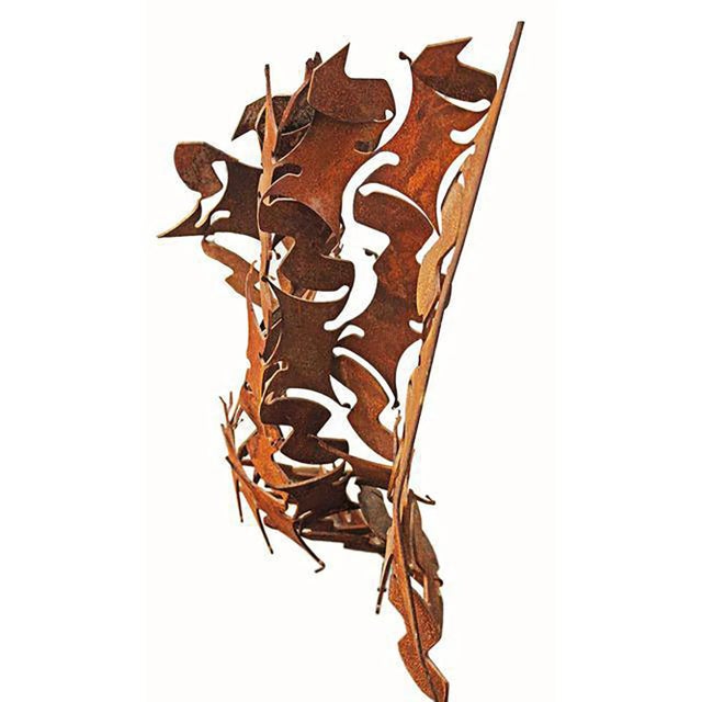 1990s Sculpture Vintage Iron For Sale - Image 5 of 5