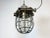 Gray Industrial Grey Cast Iron Cage Pendant Light, 1960s For Sale - Image 8 of 14