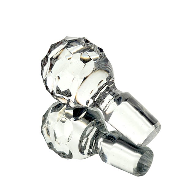 Late 20th Century Atlantis Viana Lead Crystal Ships Decanter With Stopper For Sale In San Francisco - Image 6 of 11
