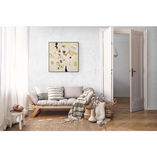 Impermanence #06 is the lightest, most open work in the series. A pale luminous ground — almost white, tinged with warmth...