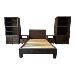 West Elm Emmerson Bedroom Set, Reclaimed Wood, (Full Size Bed) For Sale