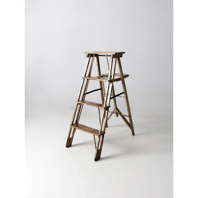 Antique Wooden Ladder Chairish