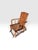 Exceptional antique European handwoven wicker and rattan reclining armchair, dating to approximately 1890–1915. This...