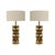 Italian Contemporary Brass Table Lamps, Set of 2 For Sale - Image 9 of 9