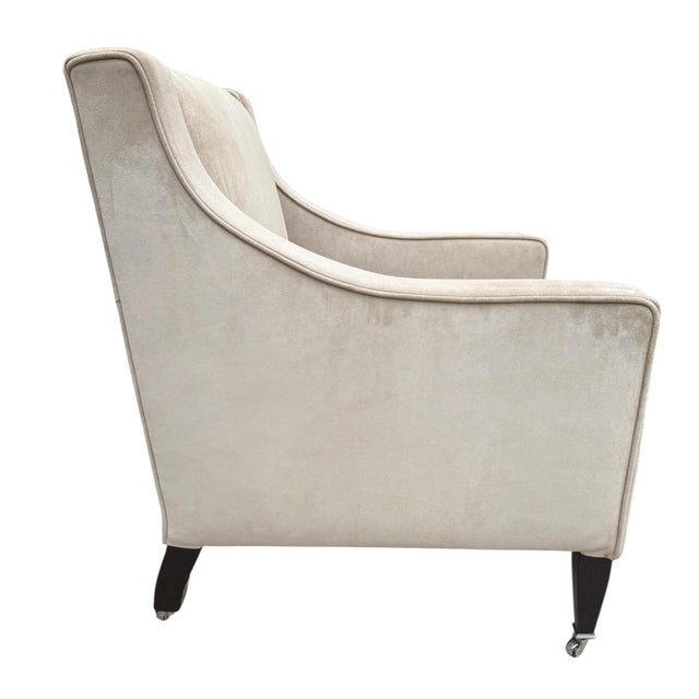 George Smith George Smith Georgian Leather Club Chairs- A Pair For Sale - Image 4 of 11