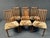 Made in the UK by G-Plan. These MCM dining chairs feature gorgeous wood grain frames, sculpted backs and comfortable...