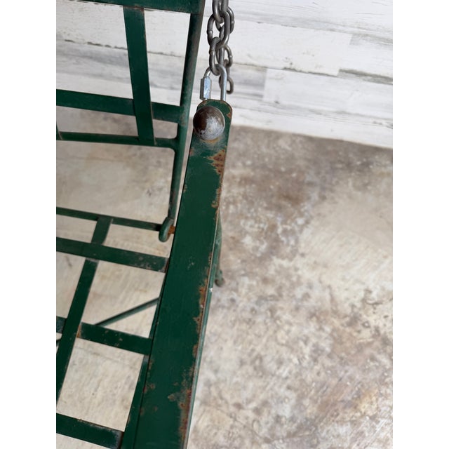 Mid 20th Century Mid 20th Century Attributed to Mario Papperzini for Salterini Iron Garden Sofa For Sale - Image 5 of 18