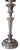 French Pair of Silver Candelabras With Floral Detailing, France, Mid-20th Century. For Sale - Image 3 of 11