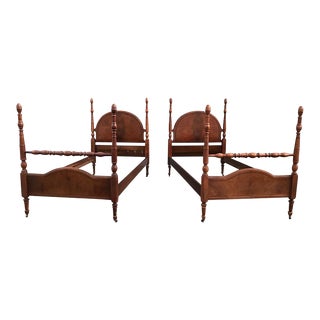 Antique Twin Poster Beds - a Pair For Sale