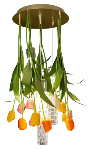 Small Flower Power Tulip Round Chandelier from VGnewtrend, Italy