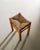 French Mid-Century Wooden Four Legged Straw Stool attributed to Charlotte Perriand, 1960s For Sale - Image 3 of 5