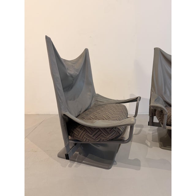 Animal Skin AEO Chiars by Paolo Deganello for Cassina, 1980s, Set of 2 For Sale - Image 7 of 12